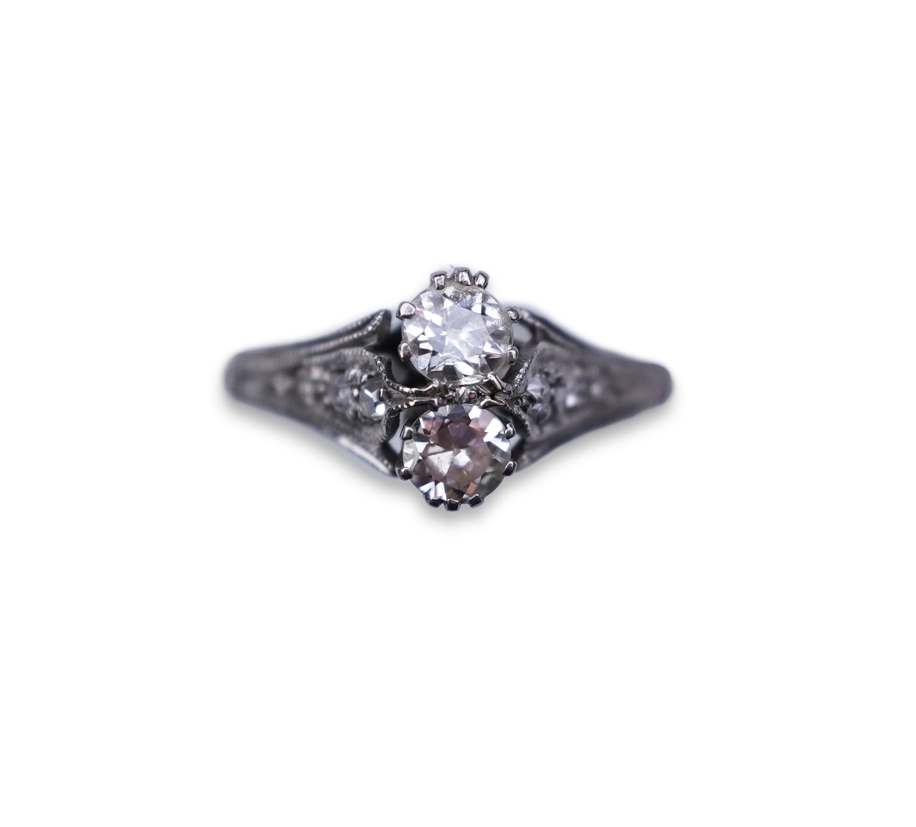 A diamond ring, early 20th century